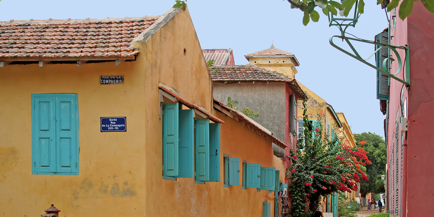 Une rue à Gorée