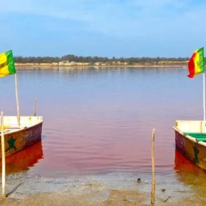 Balade pirogue lac rose