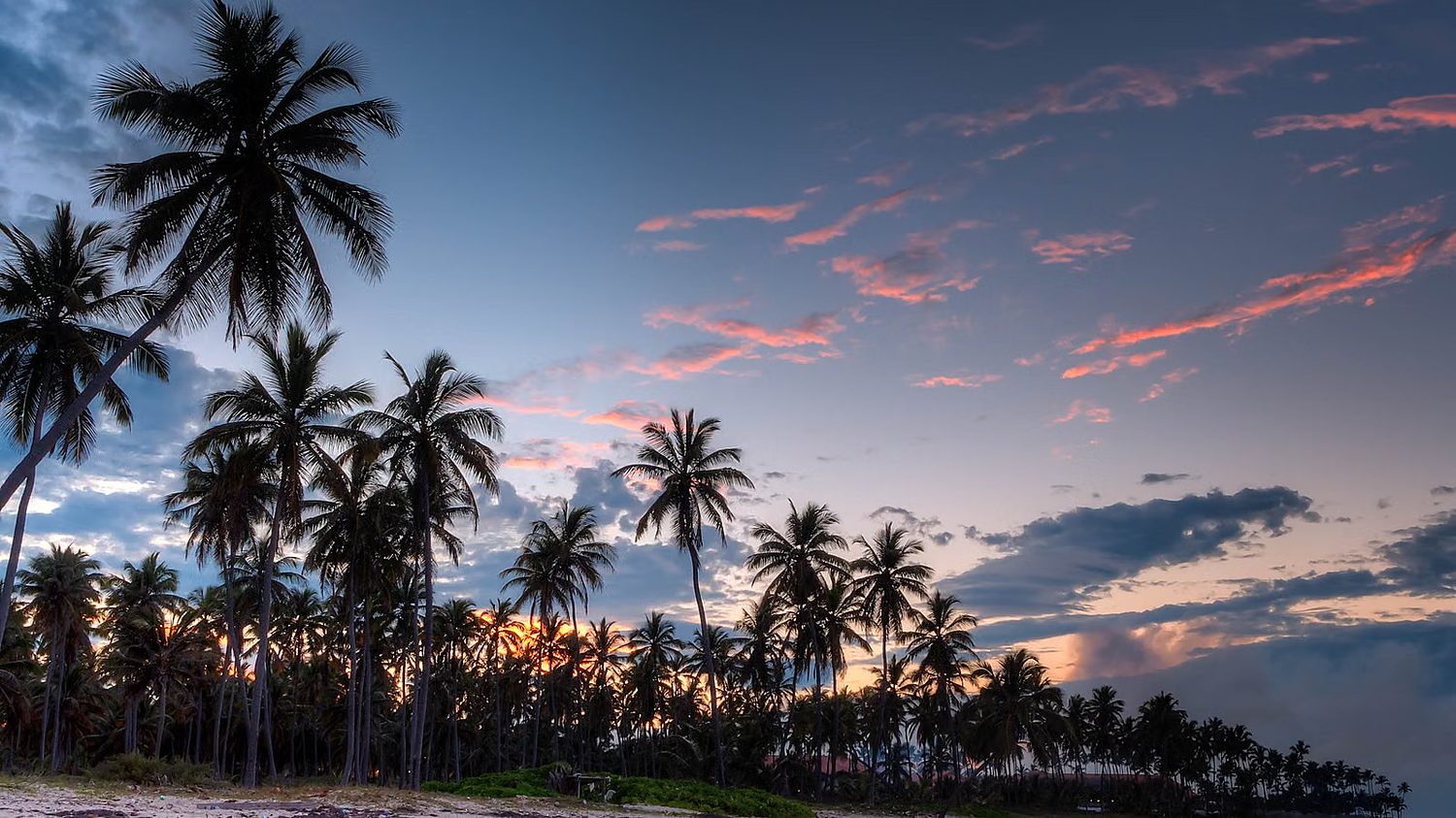 Bien etre detente plage au coucher de soleil Sénégal