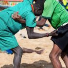 Jeux pour enfants au parc de Hann à Dakar, Sénégal