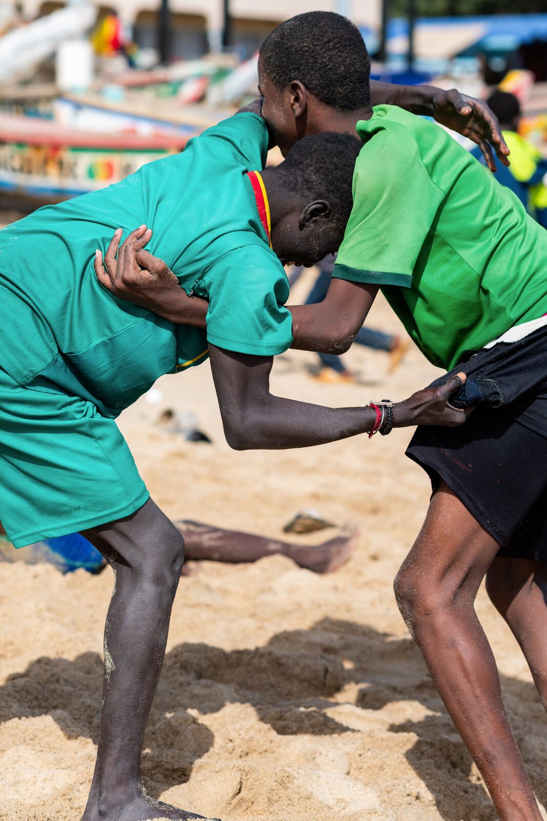 Jeux enfants — parc de Hann Jeux pour enfants au parc de Hann à Dakar, Sénégal
