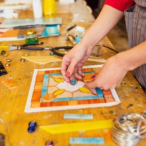 Atelier mosaïque — Dakar, Sénégal