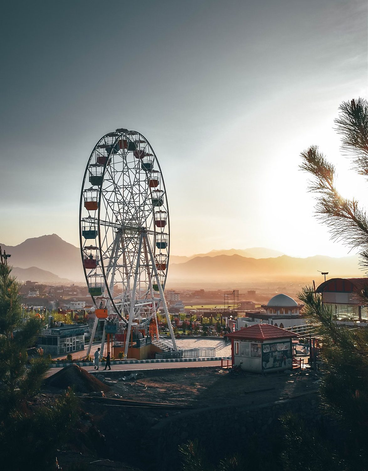 Parc attraction grande roue Sénégal
