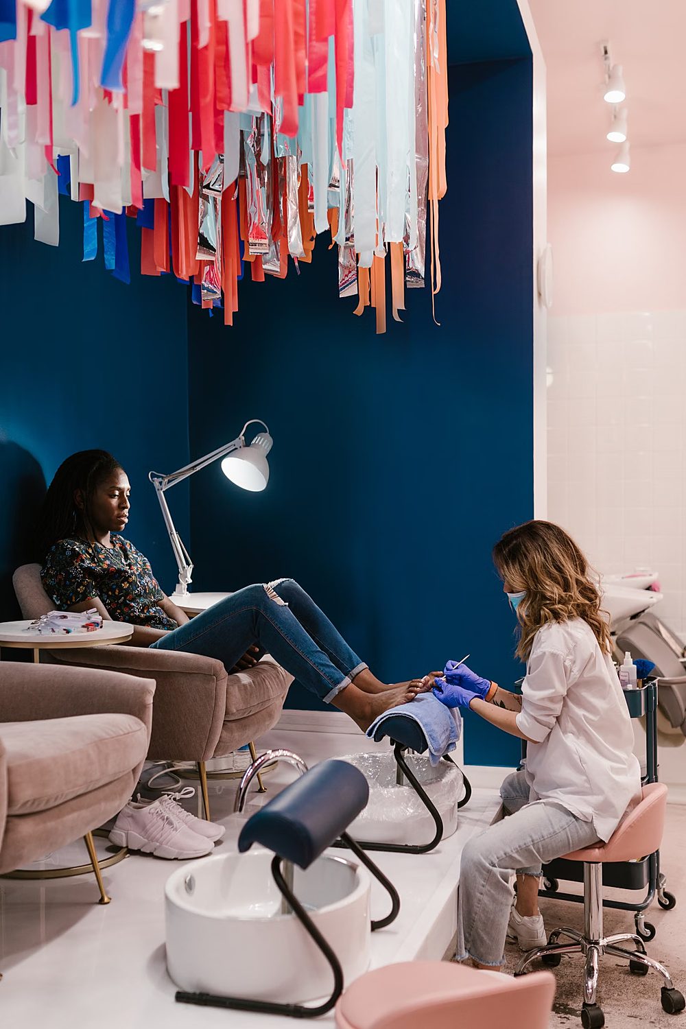 Pedicure soin des pieds en institut Sénégal