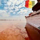 Pirogue traditionnelle lac rose, Sénégal